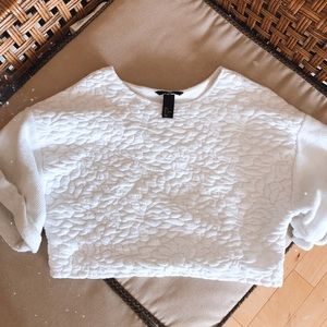 White Dressy Crop Top